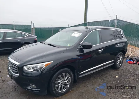 2013 Infiniti Jx35 z USA, uszkodzony, nr VIN 5N1AL0MM8DC317873